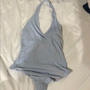 Baby blue one piece shirt